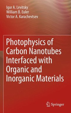 Photophysics of Carbon Nanotubes Interfaced with Organic and Inorganic Materials (eBook, PDF) - Levitsky, Igor A.; Euler, William B.; Karachevtsev, Victor A.