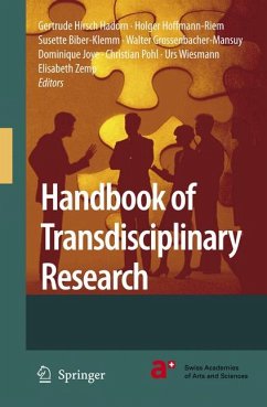 Handbook of Transdisciplinary Research (eBook, PDF)