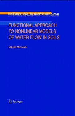 Functional Approach to Nonlinear Models of Water Flow in Soils (eBook, PDF) - Marinoschi, G.