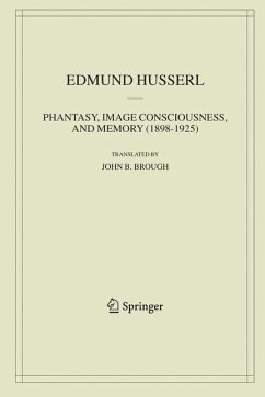 Phantasy, Image Consciousness, and Memory (1898-1925) (eBook, PDF) - Husserl, Edmund