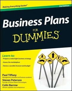 Cover Business Plans For Dummies (eBook, ePUB)