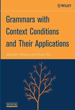 Grammars with Context Conditions and Their Applications (eBook, PDF) - Meduna, Alexander; Svec, Martin
