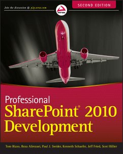 Professional SharePoint 2010 Development (eBook, ePUB) - Rizzo, Thomas; Alirezaei, Reza; Fried, Jeff; Swider, Paul; Hillier, Scot; Schaefer, Kenneth