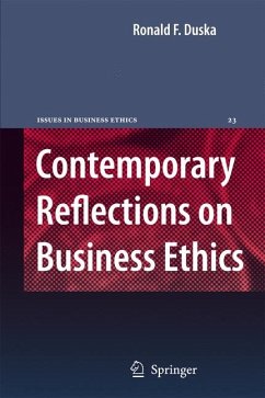 Contemporary Reflections on Business Ethics (eBook, PDF) - Duska, Ronald F.