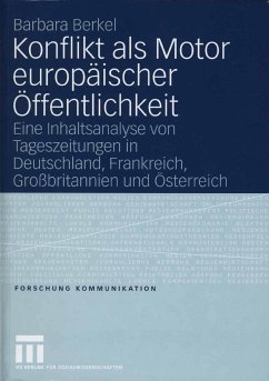 Konflikt als Motor europäischer Öffentlichkeit (eBook, PDF) - Berkel, Barbara