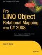 Pro LINQ Object Relational Mapping in... - Bild 1