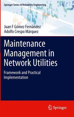 Maintenance Management in Network Utilities (eBook, PDF) - Gómez Fernández, Juan F; Crespo Márquez, Adolfo