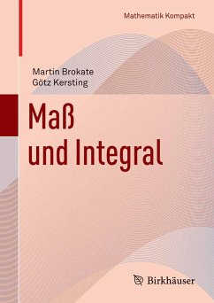 Maß und Integral (eBook, PDF) - Brokate, Martin; Kersting, Götz