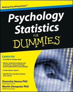 Psychology Statistics For Dummies (eBook, ePUB) - Hanna, Donncha; Dempster, Martin