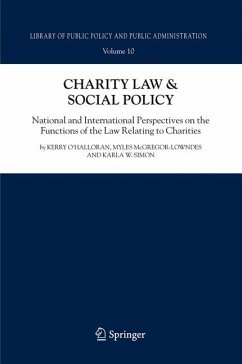 Charity Law & Social Policy (eBook, PDF) - O'Halloran, Kerry; McGregor-Lowndes, Myles; Simon, Karla