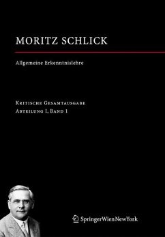 Allgemeine Erkenntnislehre (eBook, PDF) - Schlick, Moritz