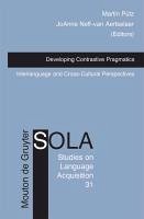 Cover Developing Contrastive Pragmatics (eBook, PDF)