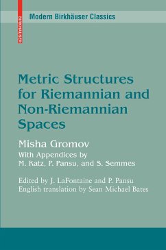 Metric Structures for Riemannian and Non-Riemannian Spaces (eBook, PDF) - Gromov, Mikhail