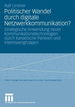 Politischer Wandel durch digitale Netzwerkkommunikation? (eBook, PDF) - Lindner, Ralf