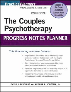 The Couples Psychotherapy Progress Notes Planner (eBook, ePUB) - Jongsma, Arthur E.; Berghuis, David J.