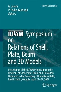 IUTAM Symposium on Relations of Shell, Plate, Beam and 3D Models (eBook, PDF)