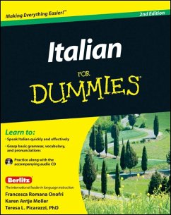 Italian For Dummies (eBook, PDF) - Onofri, Francesca Romana; Möller, Karen Antje; Picarazzi, Teresa L.