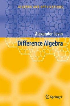 Difference Algebra (eBook, PDF) - Levin, Alexander