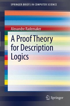 A Proof Theory for Description Logics (eBook, PDF) - Rademaker, Alexandre