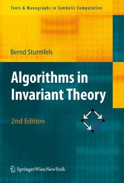 Algorithms in Invariant Theory (eBook, PDF) - Sturmfels, Bernd