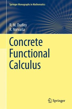 Concrete Functional Calculus (eBook, PDF) - Dudley, R. M.; Norvaiša, R.