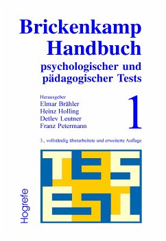 Brickenkamp Handbuch psychologischer und pädagogischer Tests (eBook, PDF)