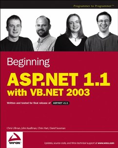 Beginning ASP.NET 1.1 with VB.NET 2003 (eBook, PDF) - Ullman, Chris; Kauffman, John; Hart, Chris; Sussman, David