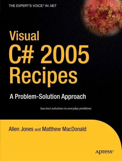 Visual C# 2005 Recipes (eBook, PDF) - Rajan, Rakesh; Macdonald, Matthew; Jones, Allen