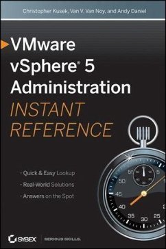 VMware vSphere 5 Administration Instant Reference (eBook, ePUB) - Kusek, Christopher; Noy, Van Van; Daniel, Andy