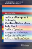 Healthcare Management Engineering: What Does This Fancy Term Really Mean? (eBook, PDF)
