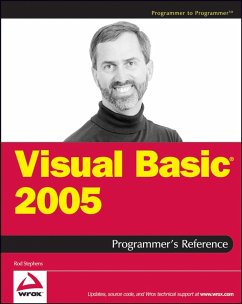 Visual Basic 2005 Programmer's Reference (eBook, PDF) - Stephens, Rod