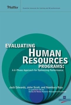 Evaluating Human Resources Programs (eBook, PDF) - Edwards, Jack E.; Scott, John C.; Raju, Nambury S.