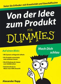 Von der Idee zum Produkt für Dummies (eBook, ePUB) - Rapp, Alexander