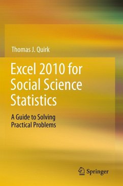 Excel 2010 for Social Science Statistics (eBook, PDF) - Quirk, Thomas J