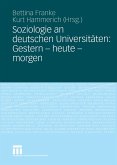Soziologie an deutschen Universitäten: Gestern - heute - morgen (eBook, PDF)