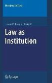 Law as Institution (eBook, PDF)