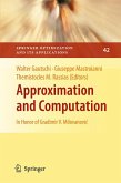 Approximation and Computation (eBook, PDF)