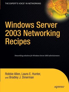 Windows Server 2003 Networking Recipes (eBook, PDF) - Allen, Robbie; Hunter, Beau; Dinerman, Brad