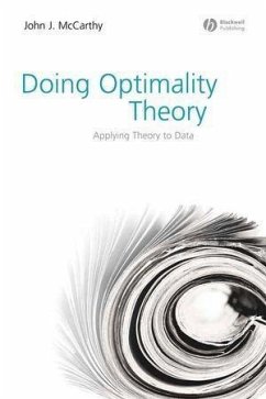 Doing Optimality Theory (eBook, PDF) - Mccarthy, John J.