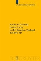 Poems in Context (eBook, PDF) - Miguélez-Cavero, Laura