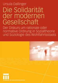 Die Solidarität der modernen Gesellschaft (eBook, PDF) - Dallinger, Ursula