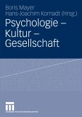 Psychologie - Kultur - Gesellschaft (eBook, PDF)
