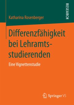 Differenzfähigkeit bei Lehramtsstudierenden - Rosenberger, Katharina