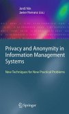 Privacy and Anonymity in Information Management Systems (eBook, PDF)