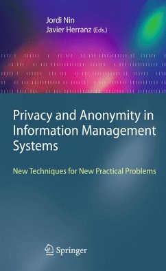 Privacy and Anonymity in Information Management Systems (eBook, PDF)