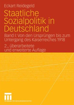 Staatliche Sozialpolitik in Deutschland (eBook, PDF) - Reidegeld, Eckart