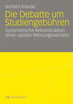 Die Debatte um Studiengebühren (eBook, PDF) - Krause, Norbert
