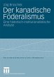 Der kanadische Föderalismus (eBook,... - Bild 1