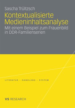 Kontextualisierte Medieninhaltsanalyse (eBook, PDF) - Trültzsch, Sascha