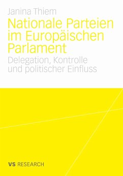 Nationale Parteien im Europäischen Parlament (eBook, PDF) - Thiem, Janina